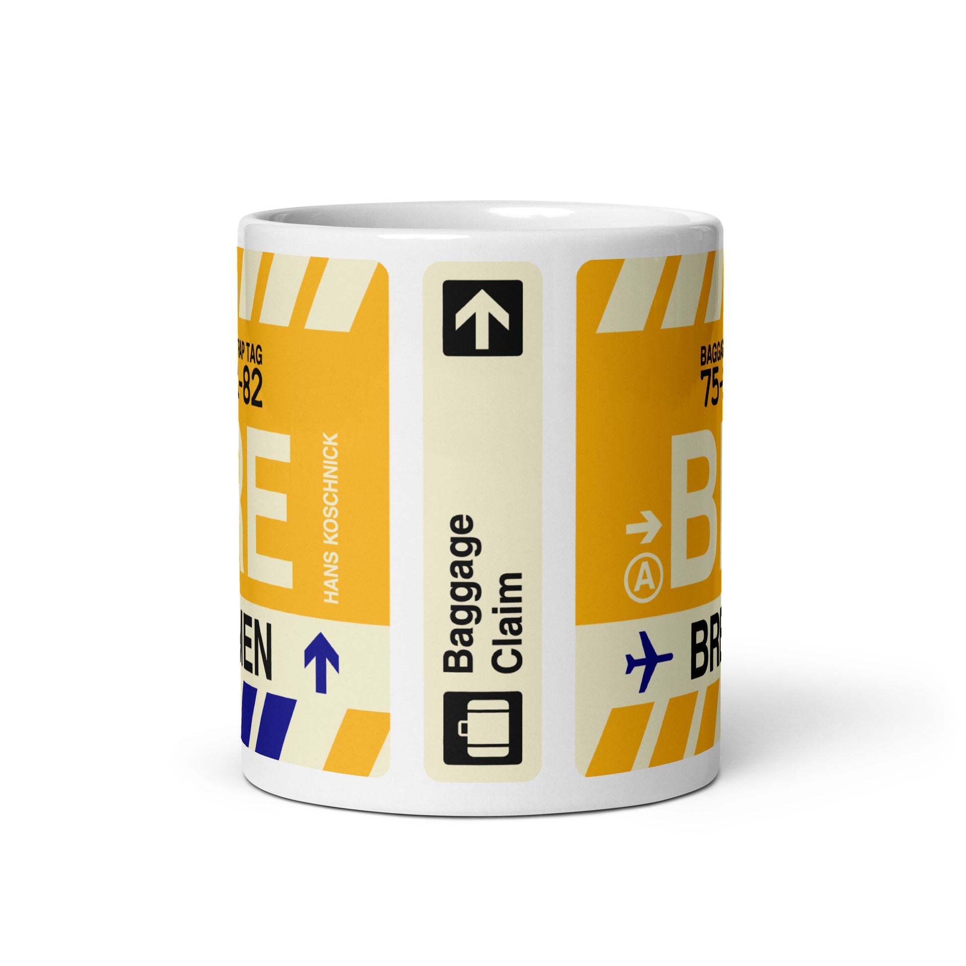 Travel-Themed Coffee Mug • BRE Bremen • YHM Designs - Image 02