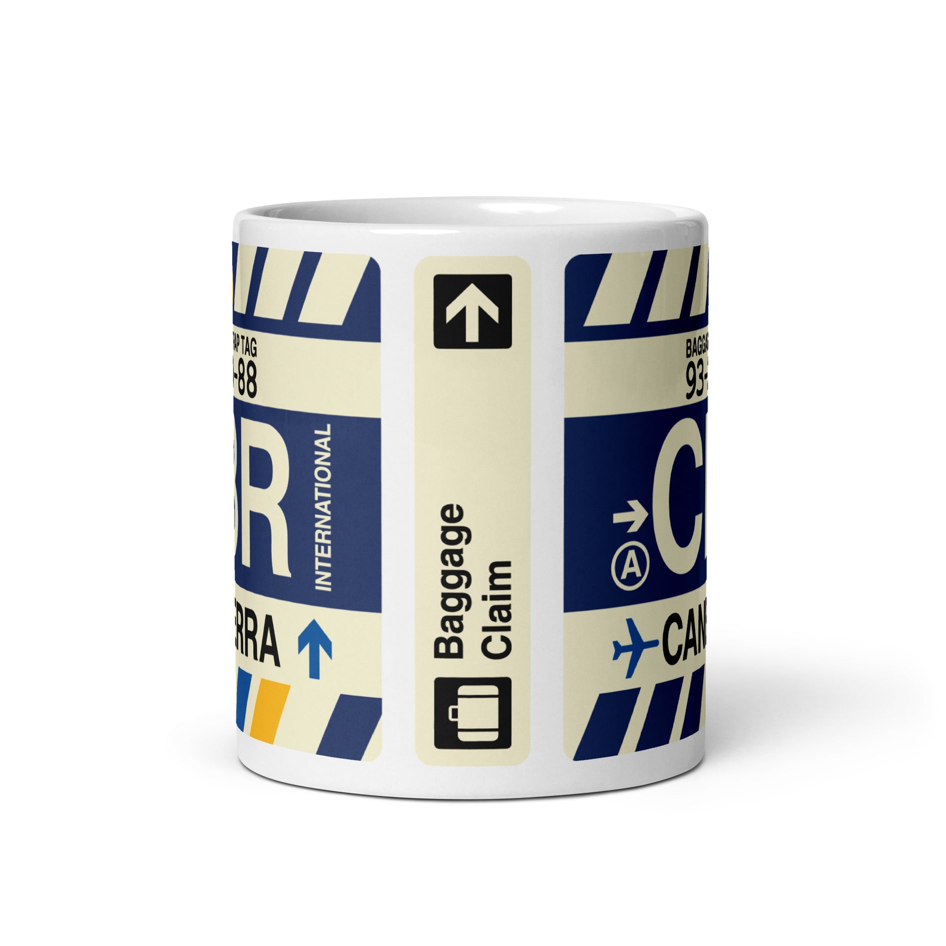 Travel-Themed Coffee Mug • CBR Canberra • YHM Designs - Image 02