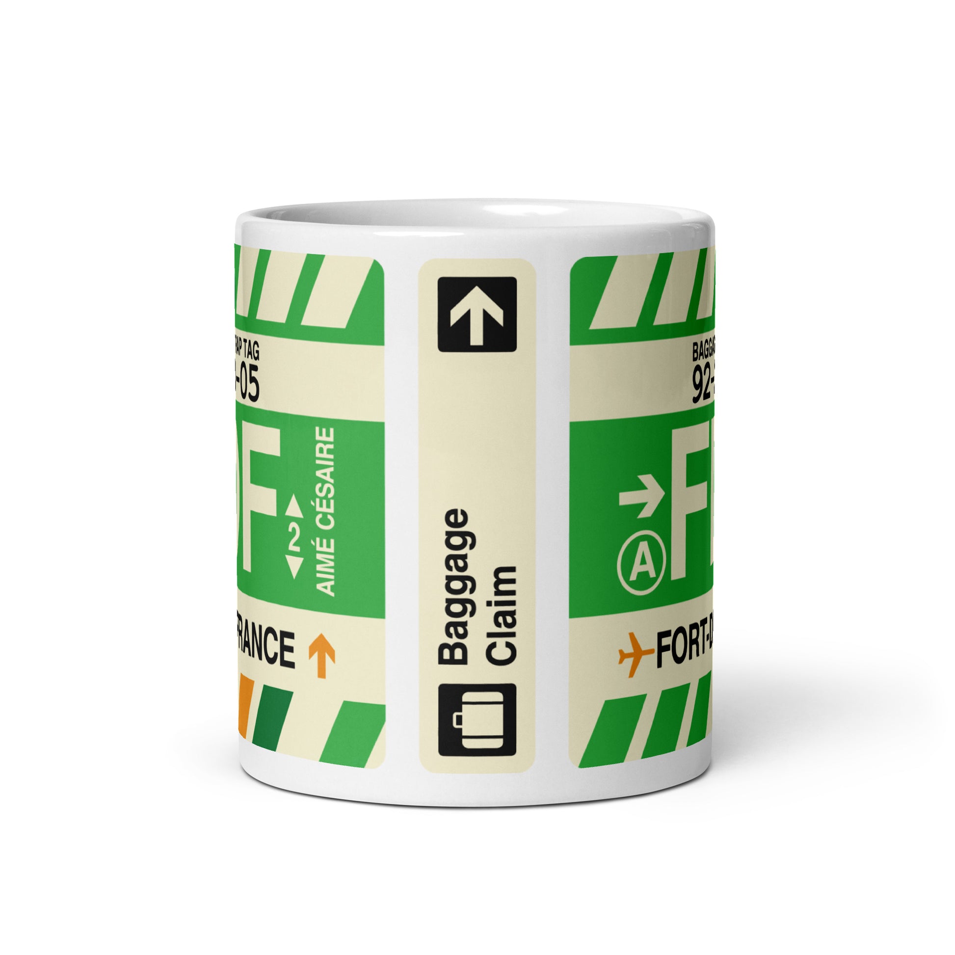 Travel Gift Coffee Mug • FDF Fort-de-France Souvenir • YHM Designs - Image 02