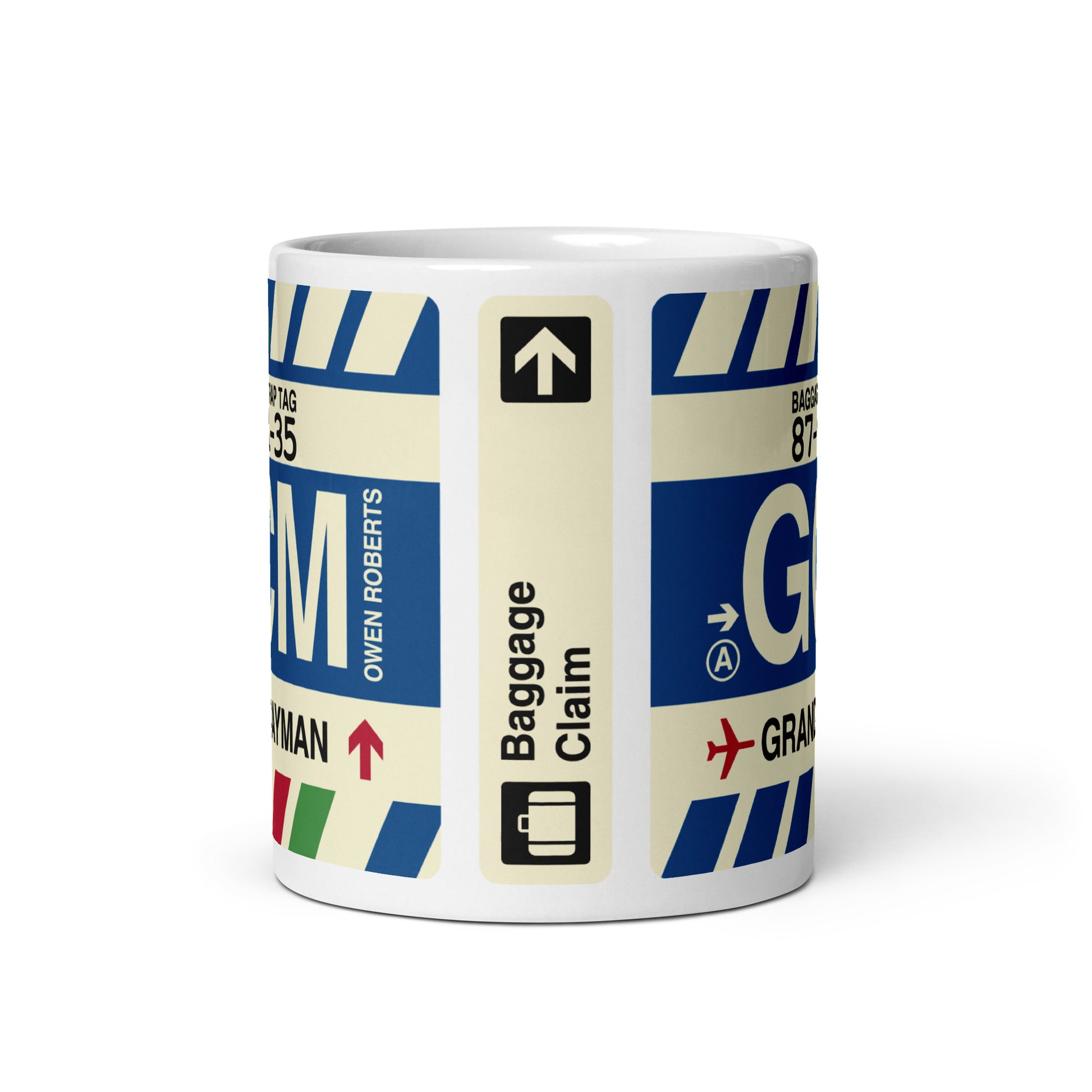 Travel-Themed Coffee Mug • GCM Grand Cayman • YHM Designs - Image 02