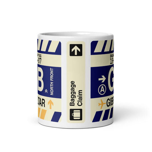 Travel Gift Coffee Mug • GIB Gibraltar Souvenir • YHM Designs - Image 02