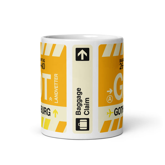Travel Gift Coffee Mug • GOT Gothenburg • YHM Designs - Image 02