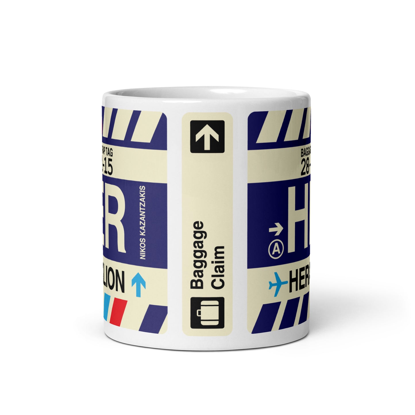 Travel-Themed Coffee Mug • HER Heraklion • YHM Designs - Image 02
