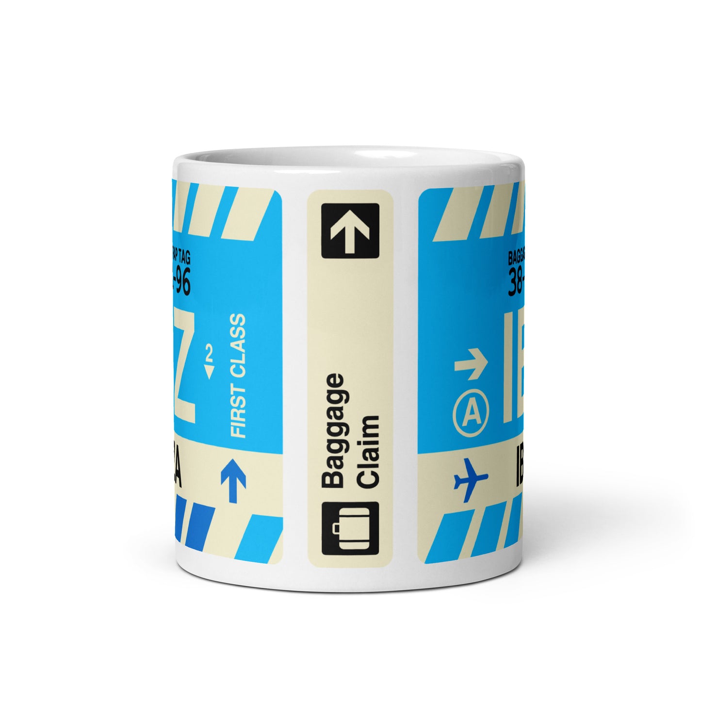 Travel-Themed Coffee Mug • IBZ Ibiza • YHM Designs - Image 02