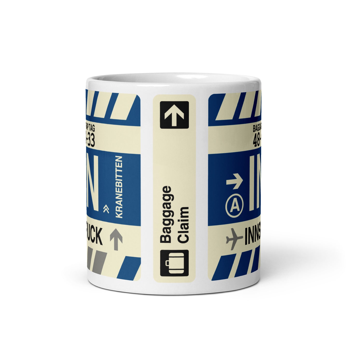 Travel-Themed Coffee Mug • INN Innsbruck • YHM Designs - Image 02