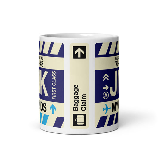 Travel Gift Coffee Mug • JMK Mykonos Souvenir • YHM Designs - Image 02