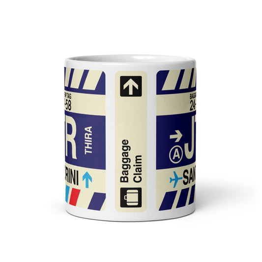 Travel Gift Coffee Mug • JTR Santorini • YHM Designs - Image 02