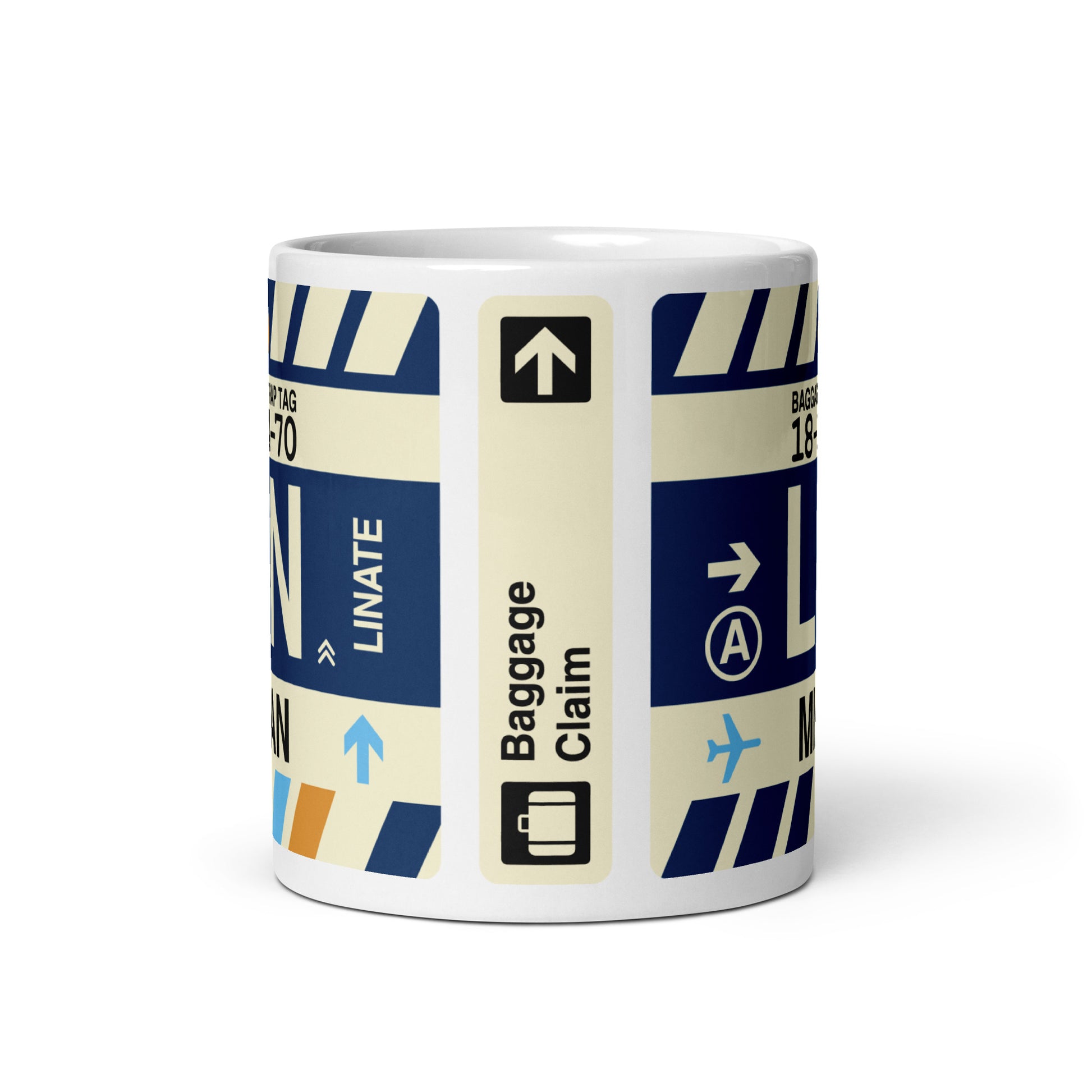 Travel-Themed Coffee Mug • LIN Milan • YHM Designs - Image 02