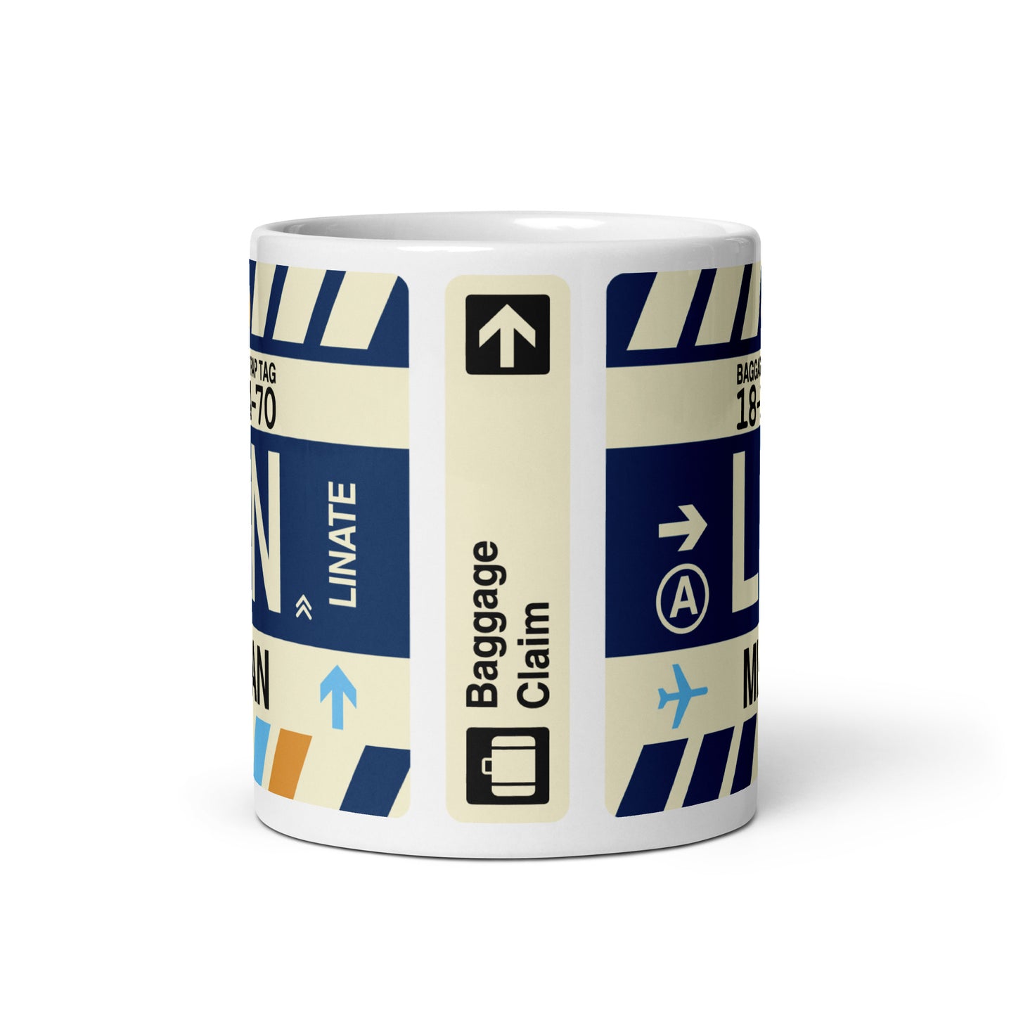 Travel Gift Coffee Mug • LIN Milan Souvenir • YHM Designs - Image 02