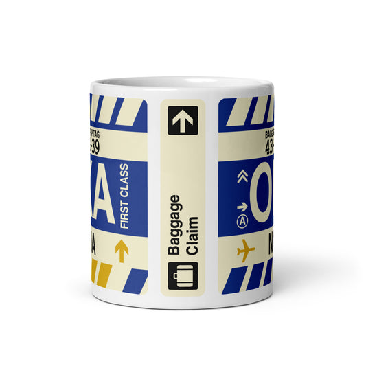 Travel Gift Coffee Mug • OKA Naha (Okinawa) • YHM Designs - Image 02