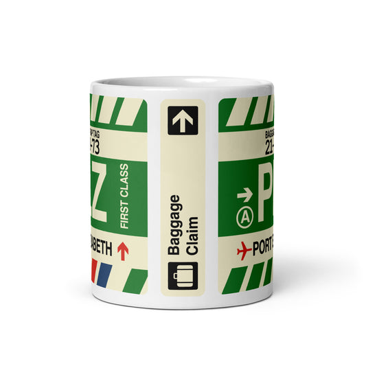 Travel Gift Coffee Mug • PLZ Port Elizabeth • YHM Designs - Image 02