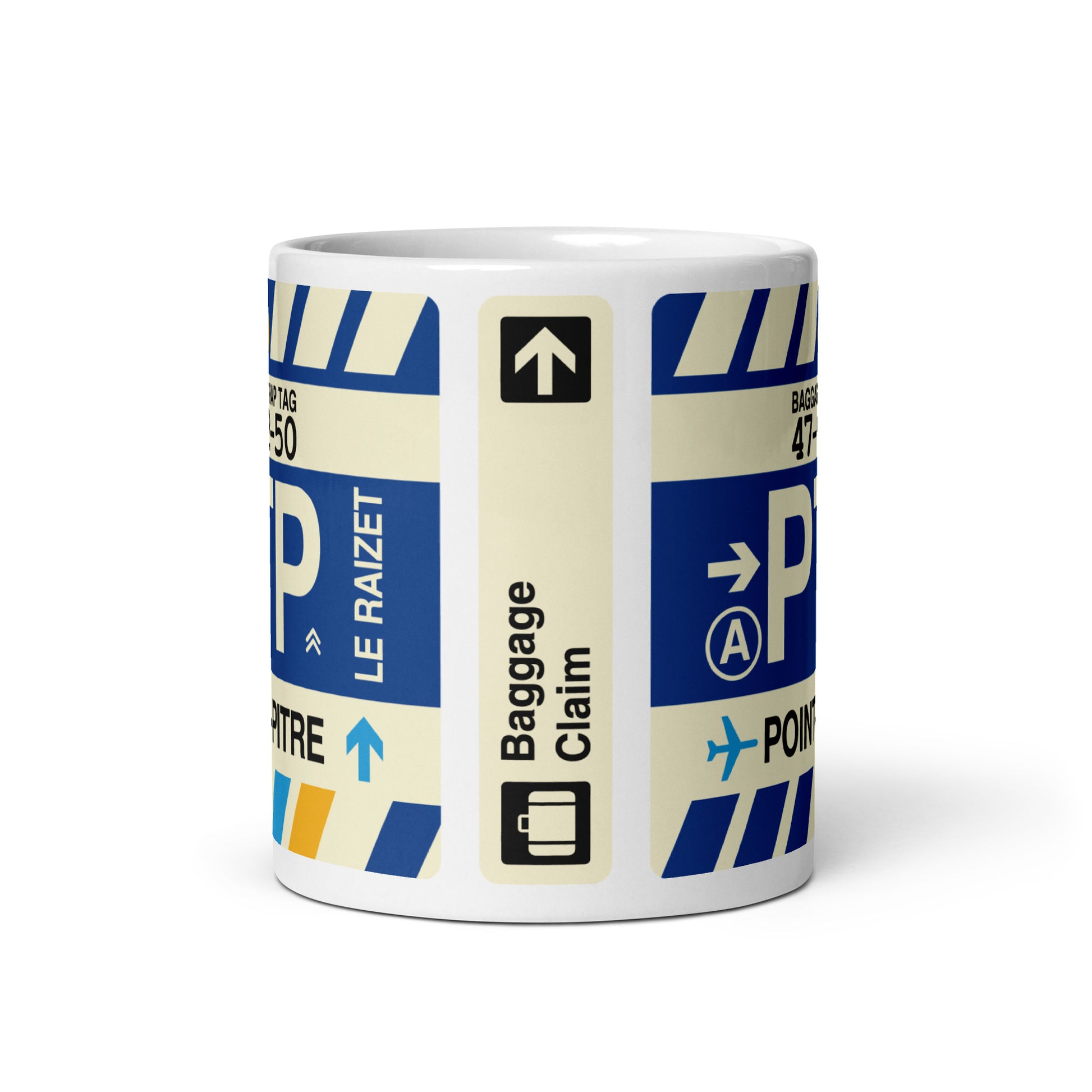 Travel Gift Coffee Mug • PTP Pointe-à-Pitre • YHM Designs - Image 02