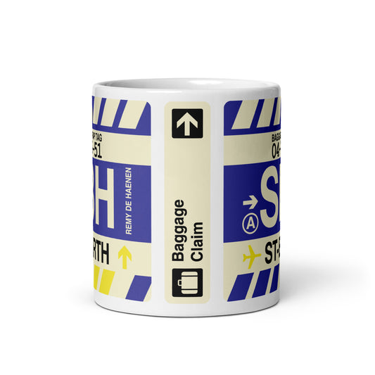 Travel Gift Coffee Mug • SBH Saint Barthélemy • YHM Designs - Image 02