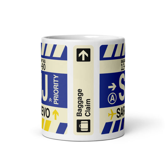 Travel Gift Coffee Mug • SJJ Sarajevo • YHM Designs - Image 02