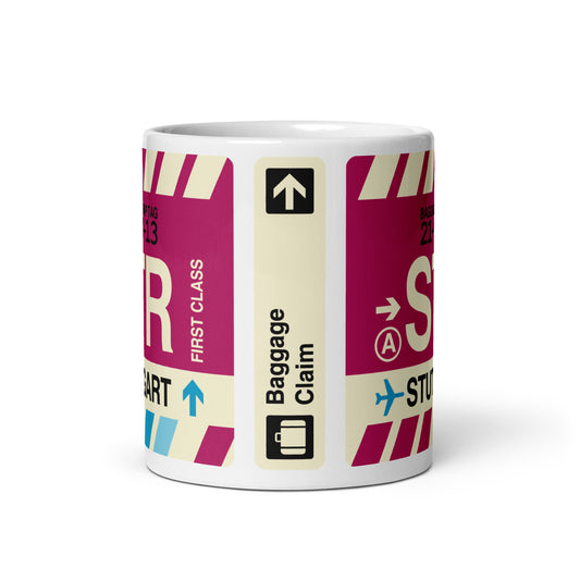 Travel Gift Coffee Mug • STR Stuttgart • YHM Designs - Image 02