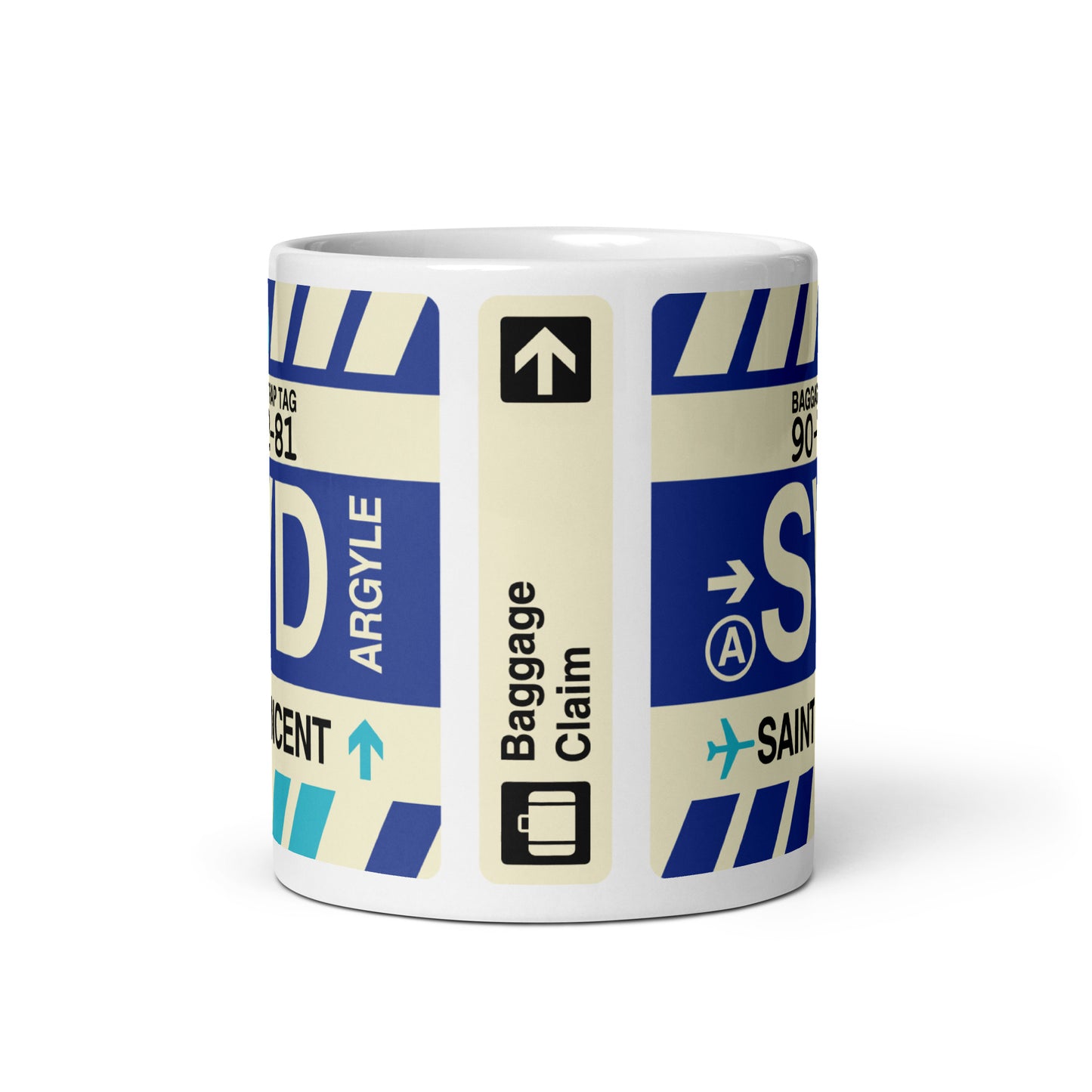 Travel-Themed Coffee Mug • SVD Saint Vincent • YHM Designs - Image 02