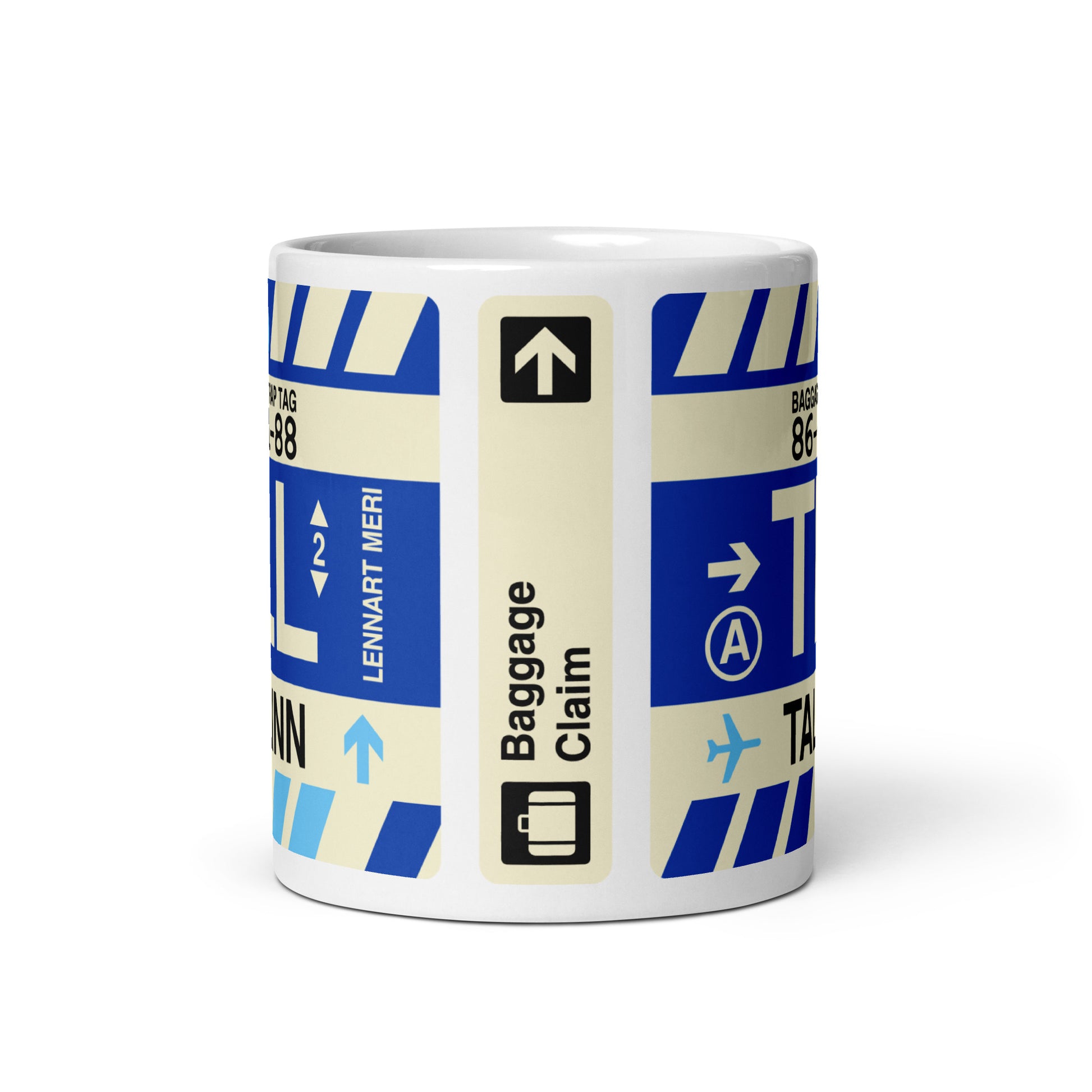 Travel-Themed Coffee Mug • TLL Tallinn • YHM Designs - Image 02