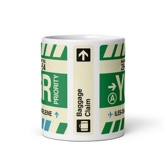 Travel-Themed Coffee Mug • YGR Îles-de-la-Madeleine • YHM Designs - Image 02