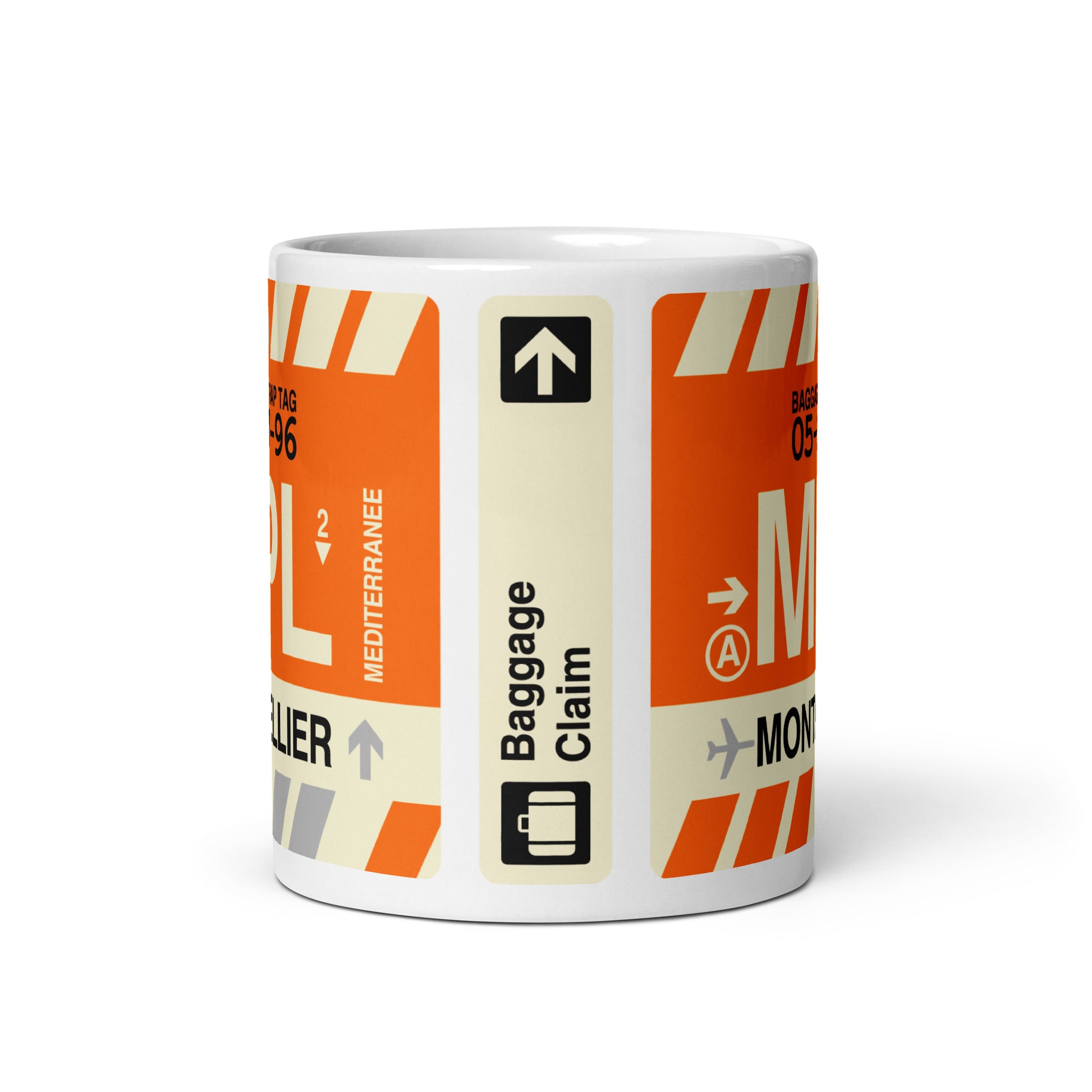 Travel-Themed Coffee Mug • MPL Montpellier • YHM Designs - Image 02
