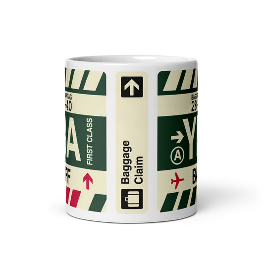 Travel-Themed Coffee Mug • YBA Banff • YHM Designs - Image 02