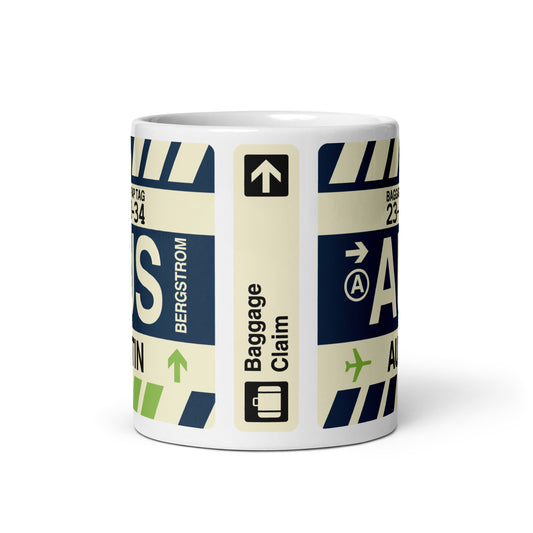 Travel-Themed Coffee Mug • AUS Austin • YHM Designs - Image 02