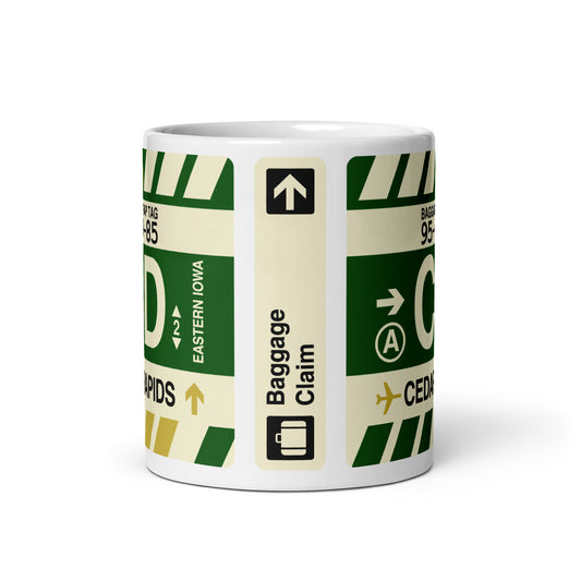 Travel Gift Coffee Mug • CID Cedar Rapids • YHM Designs - Image 02