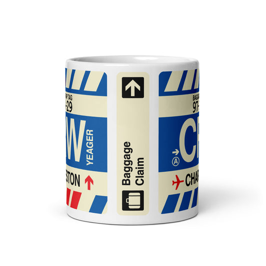 Travel Gift Coffee Mug • CRW Charleston Souvenir • YHM Designs - Image 02