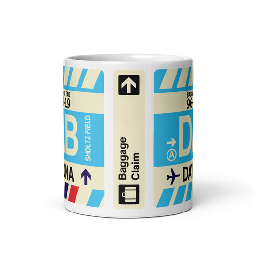 Travel Gift Coffee Mug • DAB Daytona Beach • YHM Designs - Image 02