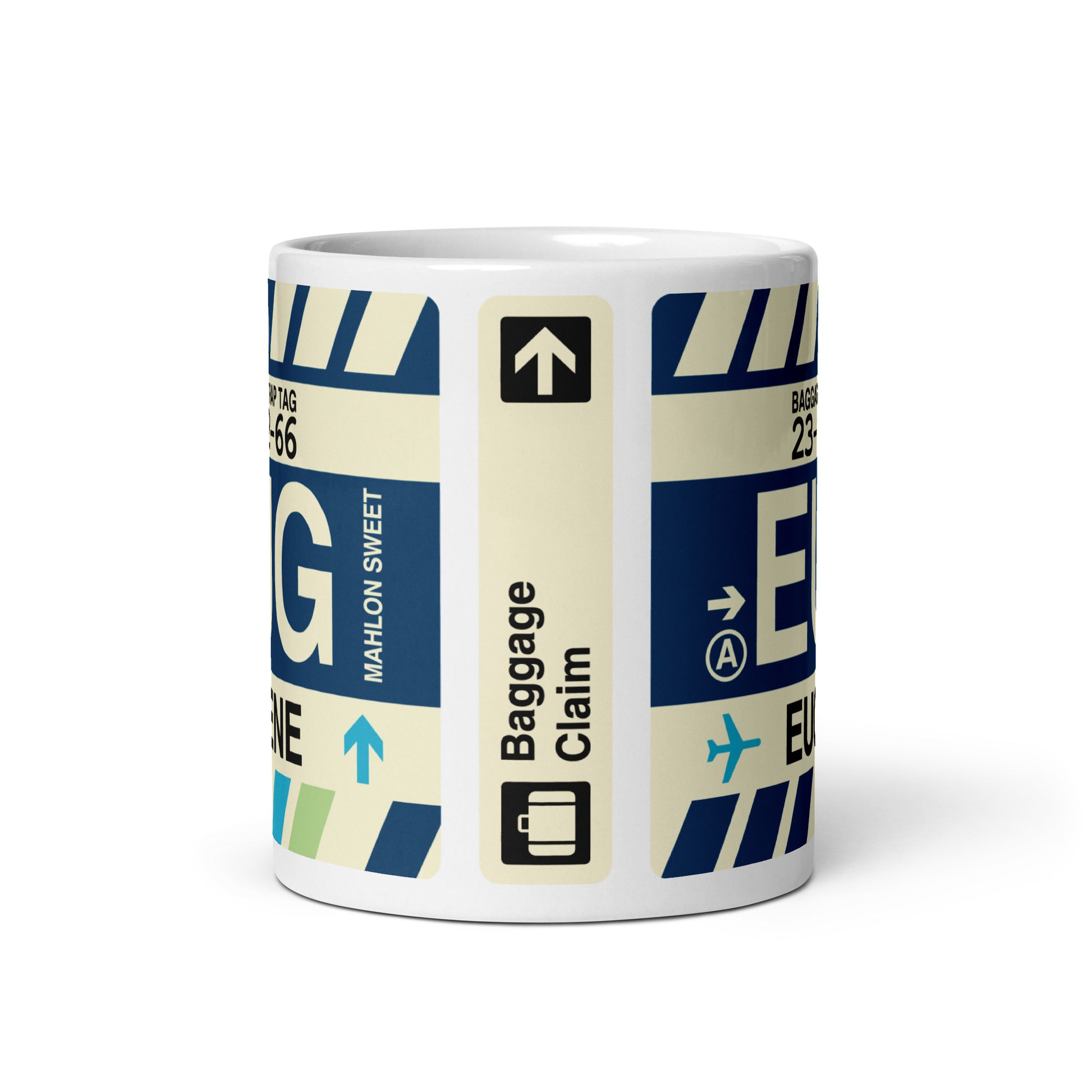 Travel Gift Coffee Mug • EUG Eugene • YHM Designs - Image 02