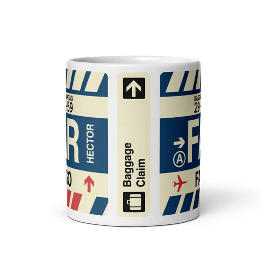 Travel Gift Coffee Mug • FAR Fargo Souvenir • YHM Designs - Image 02
