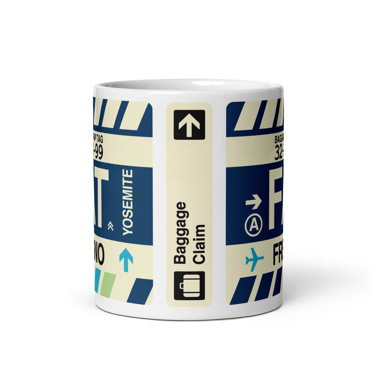 Travel Gift Coffee Mug • FAT Fresno • YHM Designs - Image 02