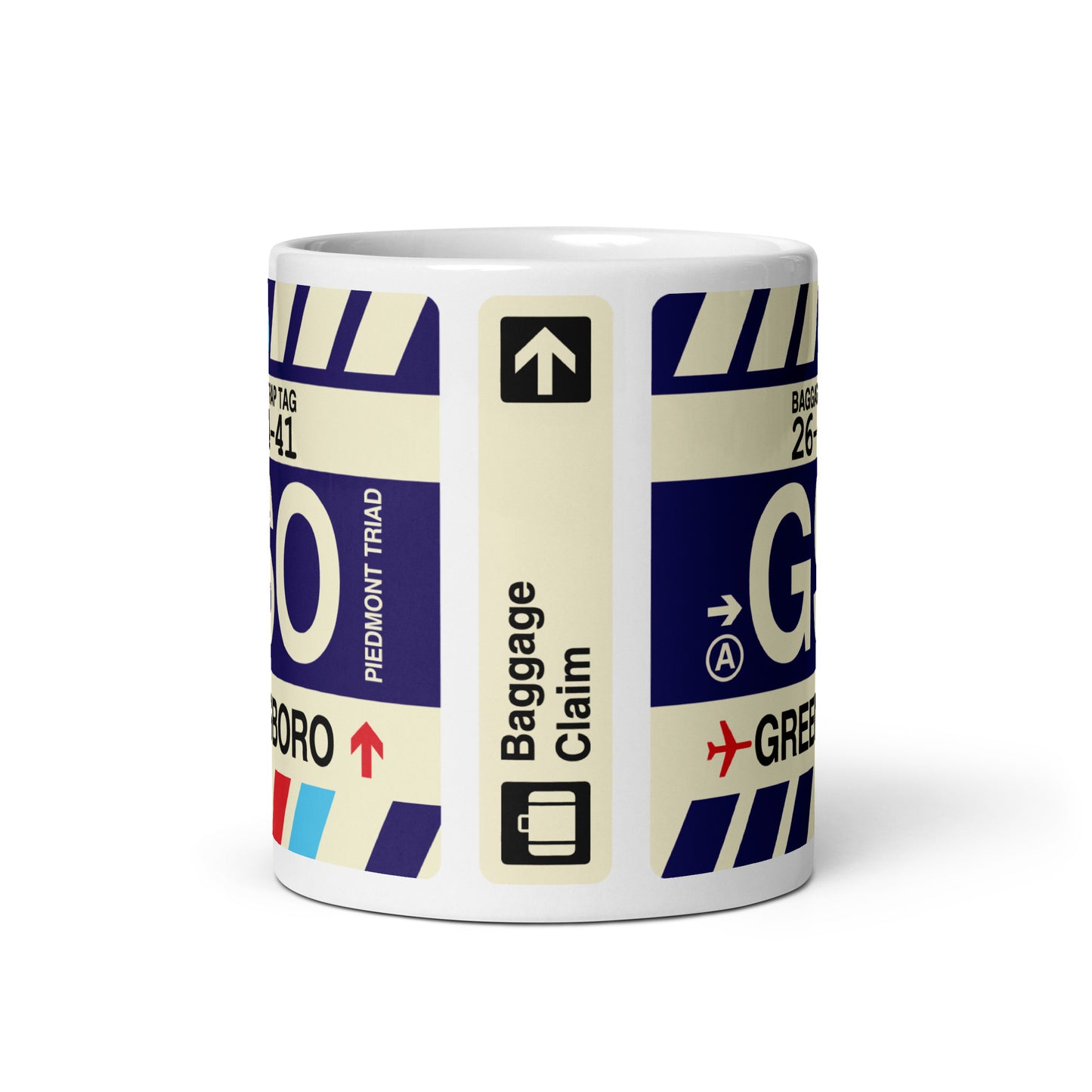 Travel Gift Coffee Mug • GSO Greensboro • YHM Designs - Image 02