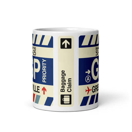 Travel Gift Coffee Mug • GSP Greenville Souvenir • YHM Designs - Image 02