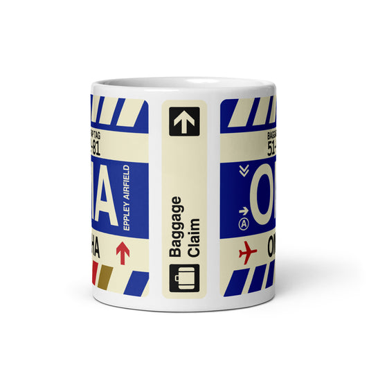 Travel Gift Coffee Mug • OMA Omaha • YHM Designs - Image 02