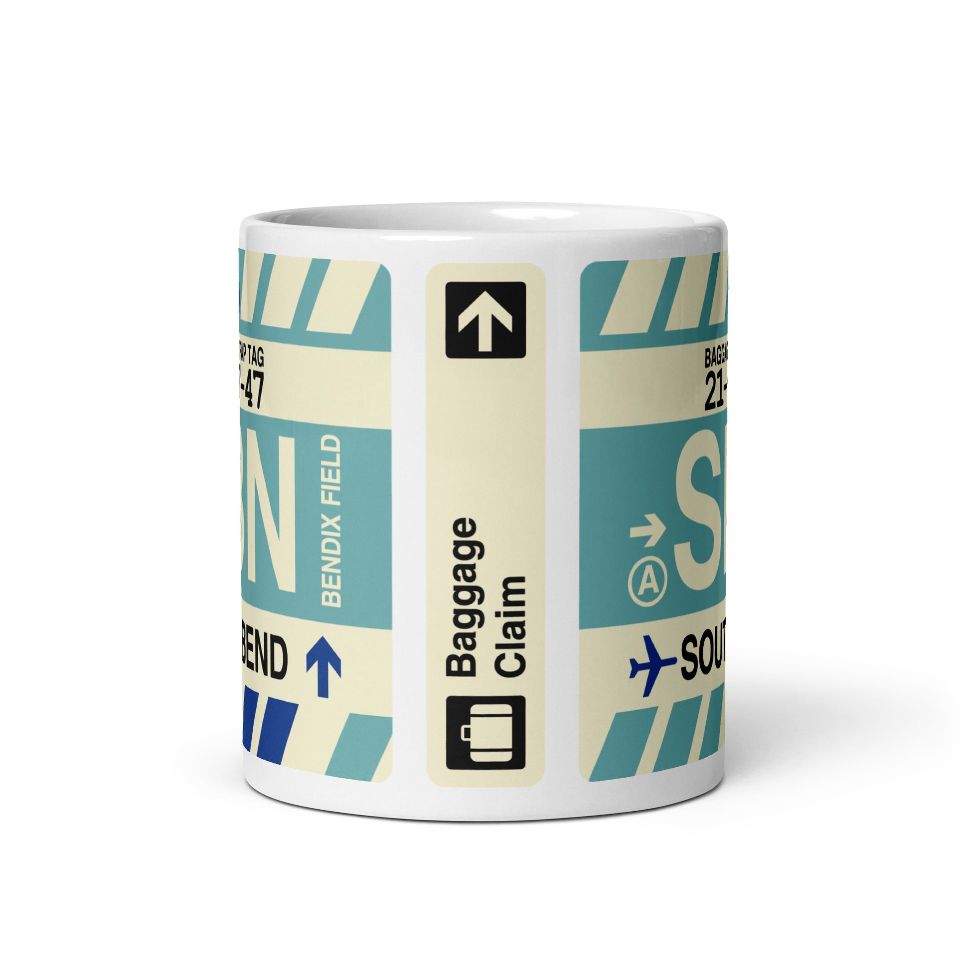 Travel Gift Coffee Mug • SBN South Bend • YHM Designs - Image 02