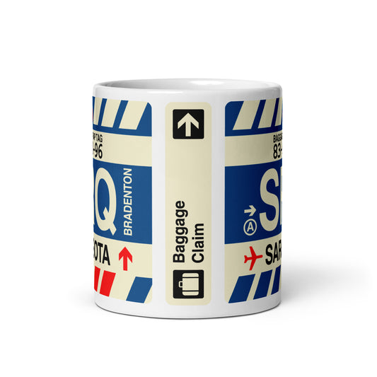 Travel Gift Coffee Mug • SRQ Sarasota-Bradenton • YHM Designs - Image 02