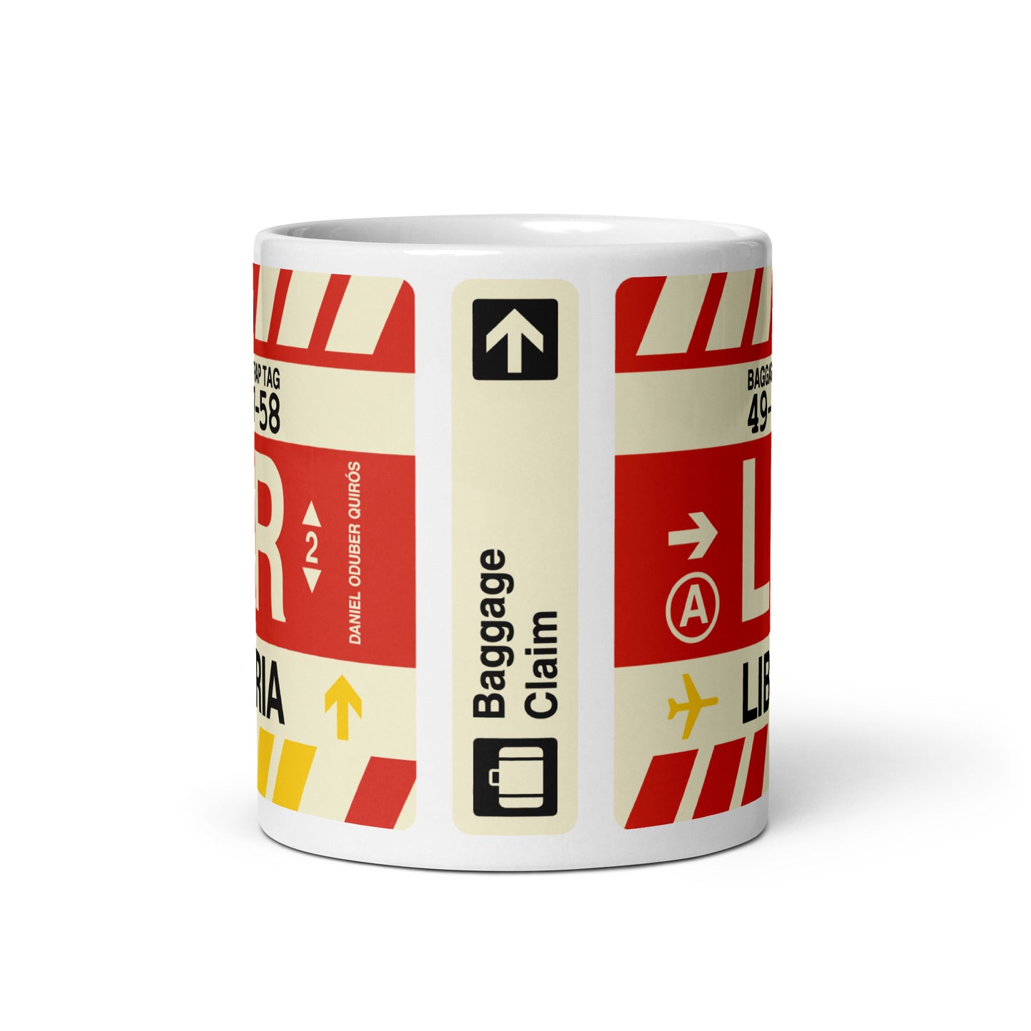 Travel-Themed Coffee Mug • LIR Liberia • YHM Designs - Image 02