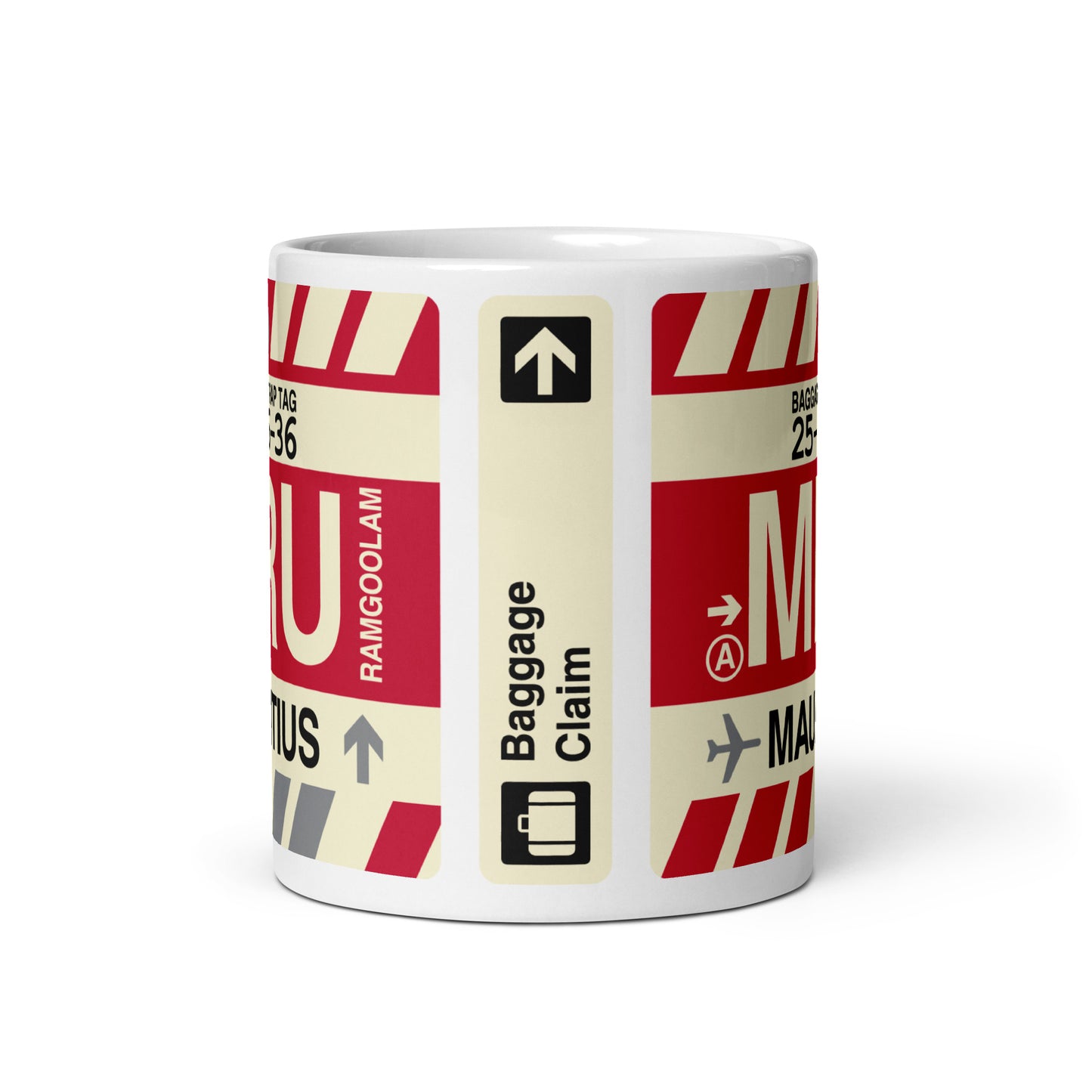 Travel Gift Coffee Mug • MRU Port Louis • YHM Designs - Image 02