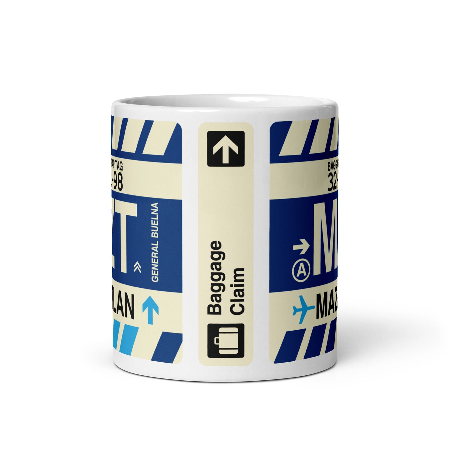 Travel-Themed Coffee Mug • MZT Mazatlan • YHM Designs - Image 02
