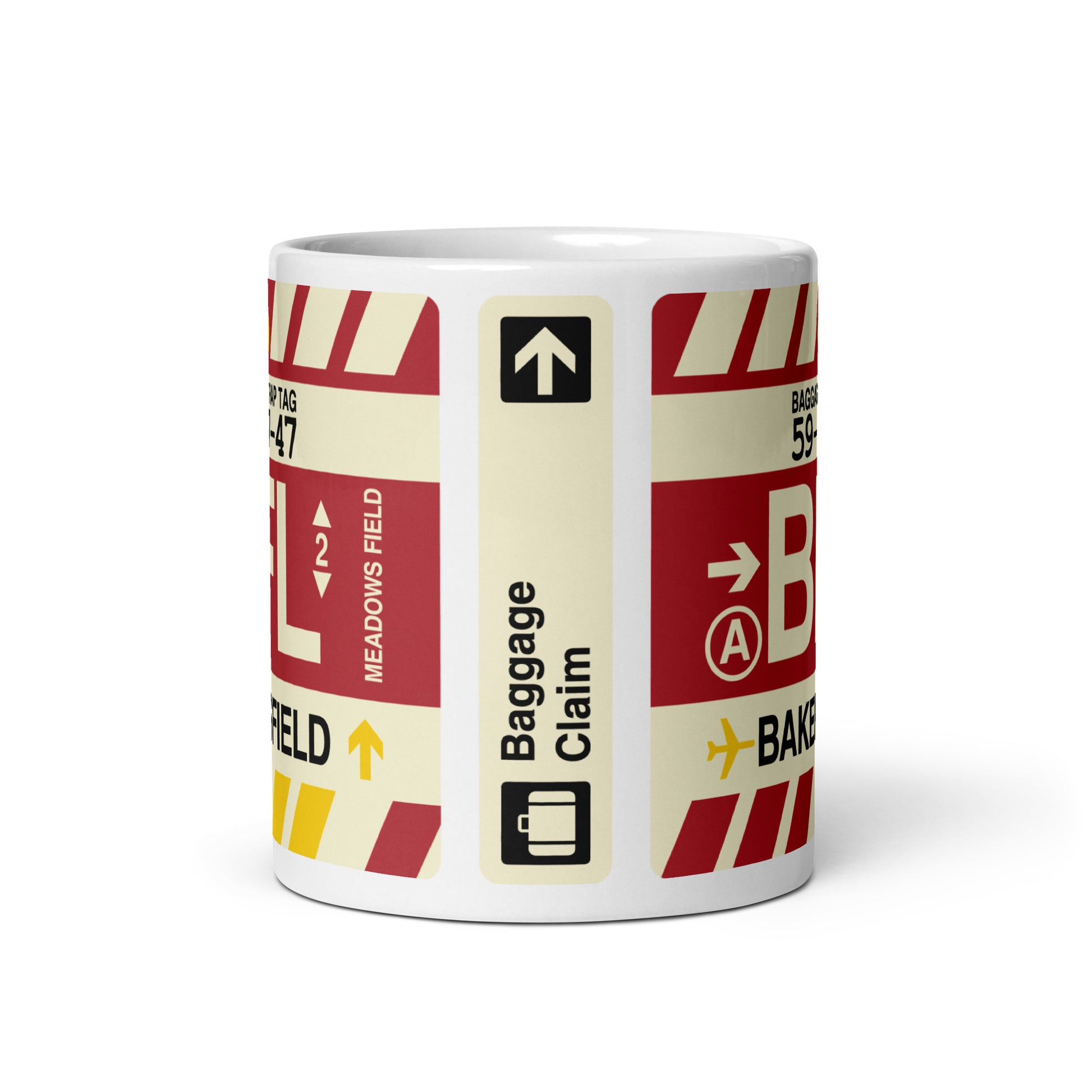 Travel Gift Coffee Mug • BFL Bakersfield Souvenir • YHM Designs - Image 03
