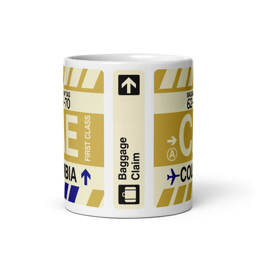 Travel Gift Coffee Mug • CAE Columbia • YHM Designs - Image 03