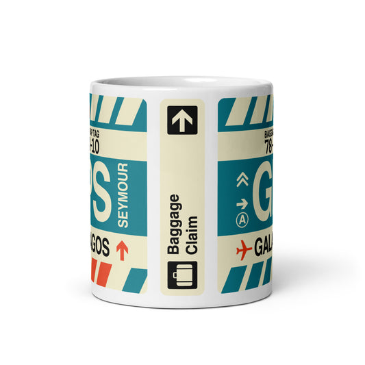 Travel-Themed Coffee Mug • GPS Galapagos Islands • YHM Designs - Image 03