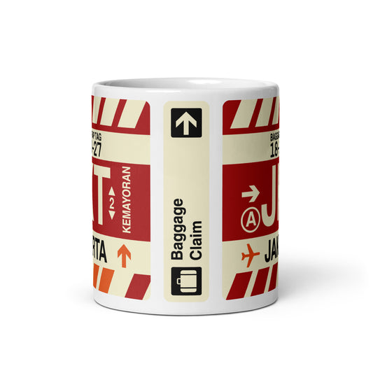 Travel Gift Coffee Mug • JKT Jakarta • YHM Designs - Image 03