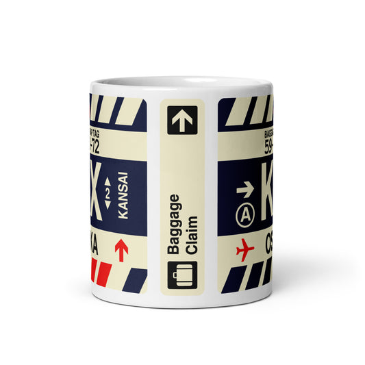 Travel Gift Coffee Mug • KIX Osaka • YHM Designs - Image 03