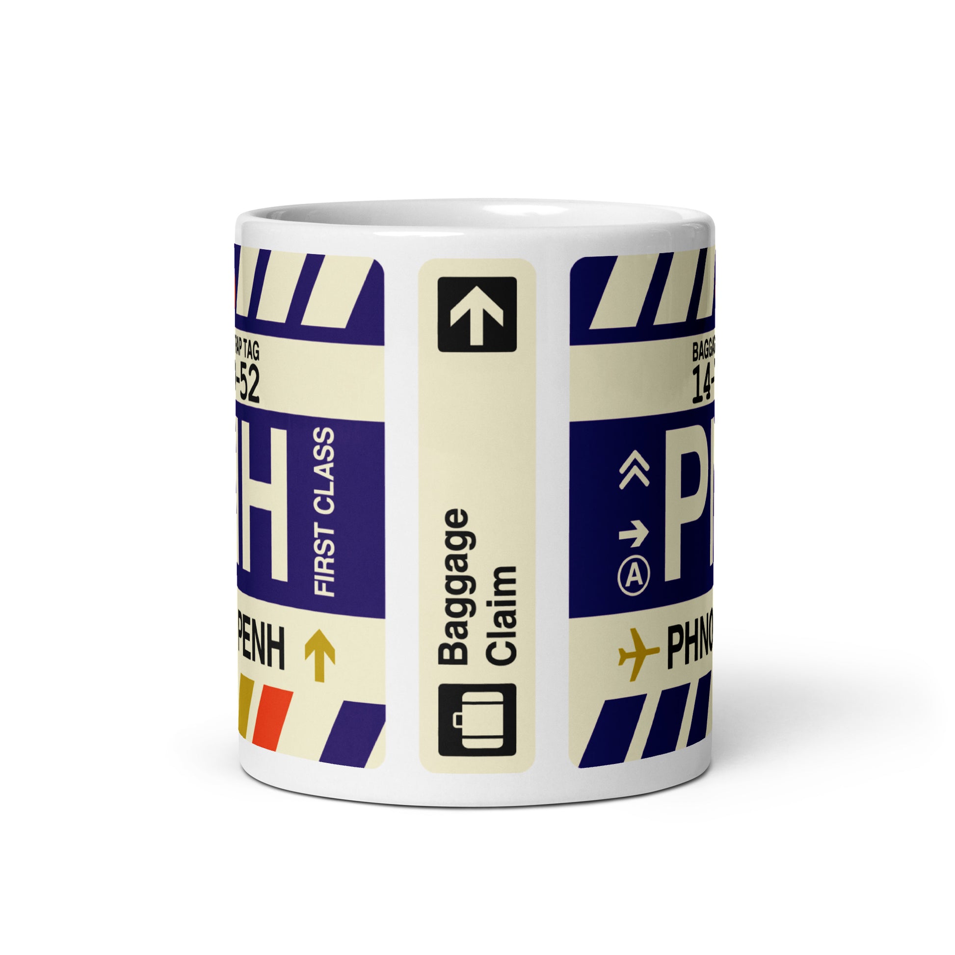 Travel Gift Coffee Mug • PNH Phnom Penh • YHM Designs - Image 03