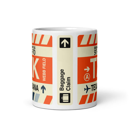 Travel Gift Coffee Mug • TXK Texarkana • YHM Designs - Image 03