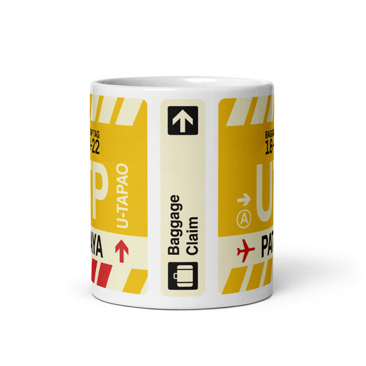 Travel Gift Coffee Mug • UTP Pattaya Souvenir • YHM Designs - Image 03