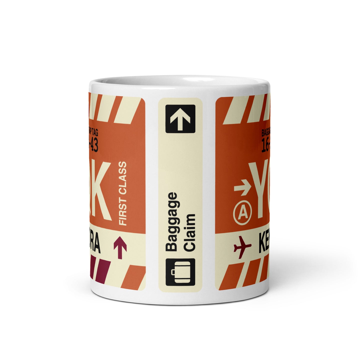 Travel Gift Coffee Mug • YQK Kenora • YHM Designs - Image 03