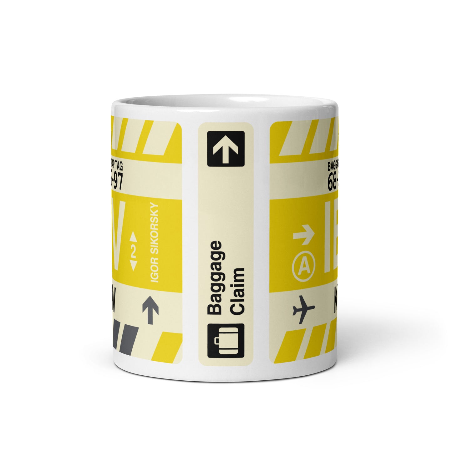 Travel Gift Coffee Mug • IEV Kyiv Souvenir • YHM Designs - Image 03