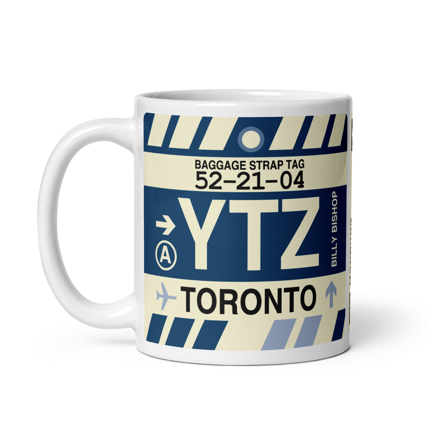 Travel Gift Coffee Mug • YTZ Toronto • YHM Designs - Image 03